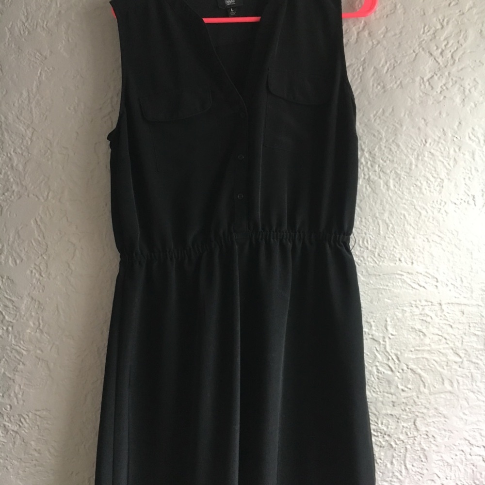 Cinched waist dress shirt dress